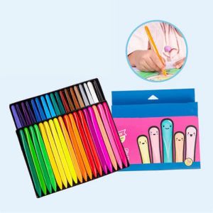 Pens 36 Renk Üçgen Boya Kamyonları Üçgen Boyama Kalemleri Öğrenciler Çocuklar Çocuklar ABD Okul Sanat Malzemeleri