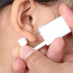 Saplama Küpe 1 adet tek kullanımlık steril kulak delme ünitesi kıkırdak tragus tabancası ağrı kesici alet makinesi kiti diy mücevher