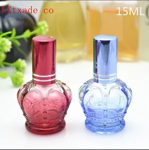 Depolama şişeleri 15ml boş cam parfüm ayarı sprey tarzı parfume esansiyel yağ su ambalaj kapları perakende