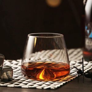 Бокалы вина вогнутая нижняя вихревая виски из ледяного торта бокал Der Whiskybecher Xo Chivas Brandy Snifter Beer Red Whiskey Cup