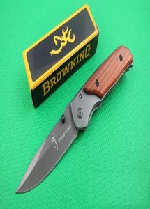 Oferta especial Browning 338 332 Faca dobrável de bolso Campo de camping ao ar livre Facas dobráveis pequenas facas com caixa de papel original 8728089
