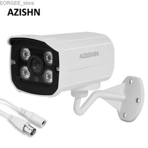 Diğer CCTV Kameralar Azishn CCTV Kamera 800TVL/1000TVL IR Kesme Filtresi 4pcs Dizi LEDS Gece Görme Metal Açık Su Geçirmez Gözetim Kamerası Y240403