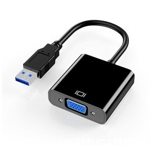 USB -Cable Adapter 1080p USB3.0 с VGA Connectors Внешние видеокарты Multidisplay для ноутбука PC Monitor Projector Win 7 8