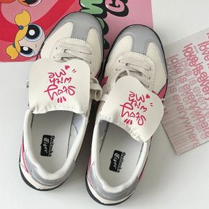Tigerr Mexicos Pink Barbie Koşu Ayakkabı Kadın Tasarımcı İmitasyon Deri Düşük Top Spor Ayakkabıları Erkek Kadın Açık Mekan Günlük Koşu Ayakkabı Boyutu 36-45