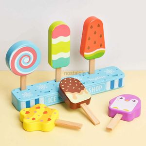 Mutfaklar Yemek Oyun 6 PCS Ahşap Dondurma Icecream Gıda Oyuncakları Çocuk Oyuncakları Ev Hediye Oyuncakları Okul Öncesi Kız Çocuk Mutfak Oyuncakları 2443