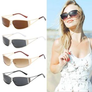 Солнцезащитные очки панк -стиль стильный унисекс с технологией блокировки синего света легкие дизайны прочные петли для глаз