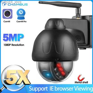 Diğer CCTV Kameralar 5MP Video Gözetleme Kamerası WiFi 1080p Güvenlik Koruması CCTV CAM Açık Mekan Su Geçirmez Mini Güvenlik Kamerası FTP PTZ CAMHI NVR Y240403