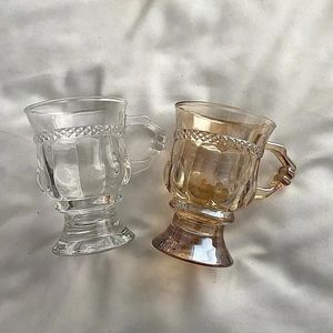 Şarap Gözlükleri 150ml Kahve Kupası İngiltere ikindi çayı yüksek güzellik ayak küçük lüks kabartmalı Avrupa vintage cam latte ile