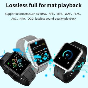 Saatler Bluetooth Smart Watch Mp3 çalar üzerinden kulaklık akıllı grup desteği atlama ipi bisiklet masası tenis badminton mp3 kol saati