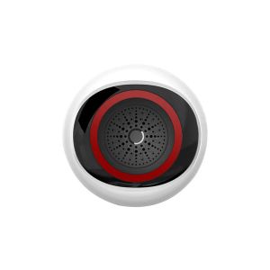 Siren USB/Батарея, управляемая Tuya Zigbee Sound and Light Siren Sire Smart Home Security Security System Работа с Zigbee Hub