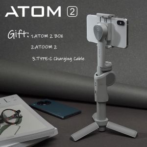 Моноподы Snoppa Atom 2 3 -я портативной стабилизатор смартфонов с смартфоном с штативом для iPhone Huawei Xiaomi Phone