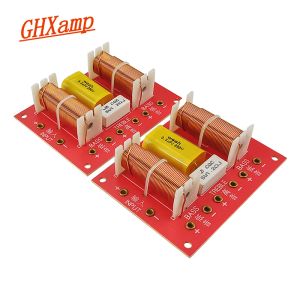 Aksesuarlar ghxamp tiz + çift bas hoparlör crossover ses 2 yol crossover hoparlörler filtre frekans bölücü 3400Hz 200W 2pcs