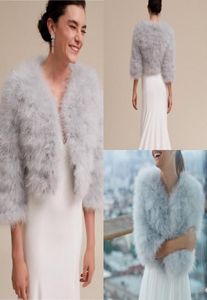 Gümüş gri 2019 yeni kürk sargılar düğün şalları bolero ceketler kış gelin pelerin kışlık ceket nedime sargısı hızlı 5043596