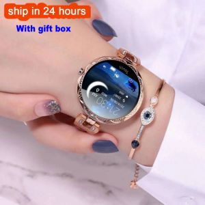 Saatler Moda Akıllı Saat Kadın AK15 IP67 Su geçirmez Giyilebilir Cihaz Kalp Hızı Monitörü Spor Bayanlar İçin Akıllı Saat
