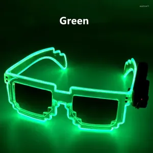 Parti dekorasyon led gözlük bar sıçrama parlayan yeni hediye güneş gözlüğü aydınlatma sahne