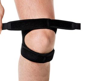 Spor Sıkıştırılmış Diz Destek Kayışı Silikon Yastıklı Hava Akışı Patellar Band Yetişkin Basketbol Diz Koruyucusu İki Yönlendirme Ayarlama2530070