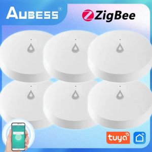 Детектор AUBESS ZIGBEE Утечка воды Датчик утечки воды Tuya Smart Home Detector Detector Smart Life App. Защита от утечки воды