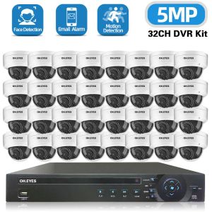 Sistema 5MP AHD DVR CCTV Sistema di sicurezza Sistema 32CH DVR NVR KIT OUTDOOR IMPORTO AUTROPROORE VIDEA VIDEA CAMERA SISTEMA SISTEMA KIT 24CH XMEYE