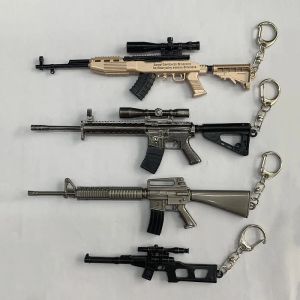 Diğer mini yenilik moda serin M416 M4A1 Guns Anahtarlık Tüfek Tüfek Keskin Nişancı Anahtarlık Anahtarları Punk Takı Hadi Hediyesi Hediye Erkekler