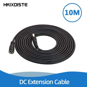 Aksesuarlar 10 Metre DC 12V Güç 10m Uzatma Kablosu 5.5mmx2.1mm /20ft DC CCTV Kamera için Fiş 12 Volt Uzatma Kablosu