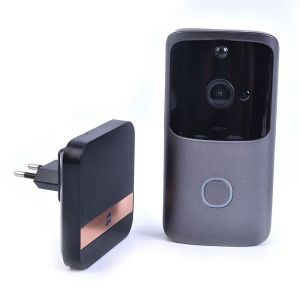 Doorbell Wireless Wifi Video Kapı Zili Akıllı Kapı İntercom Güvenliği 720p Kamera Çan