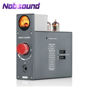 Amplifikatör Nobsound 5654 Valf Tüp Fono Stage Preamp Stereo Ses Preamp TV/MP3/Telefon Kulaklık AMP W/VU Metre