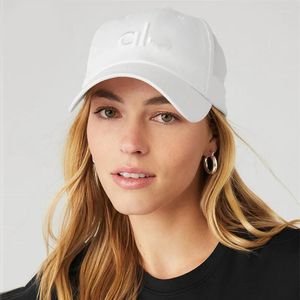 Top Caps Tasarımcı Kapağı Yoga Beyzbol Şapkası Moda Yaz Kadın Çok yönlü büyük kafa surat Seyahat için Yüz Güneş Hakkında