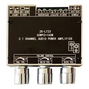 Amplifikatör ZKLT23 5.1Bluetooth Güç Amplifikatör Kartı Ses kutusu için kısa devre koruması