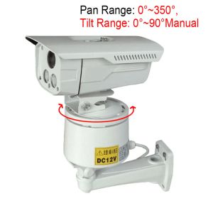 Aksesuarlar DC 12V Dış Mekan Su Geçirmez Pan/Eğim Yerleşik Kod Çözücü PTZ Çekirdek Güvenlik için CCTV Kamera Braketi 4K POE 8MP AHD Kamera Pantilt