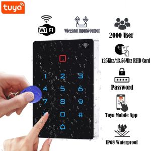 Читатели Wi -Fi Tuya App Backlight Touch 125 кГц RFID -карта управления доступа к карте считывателя считывателя считывателя WG26