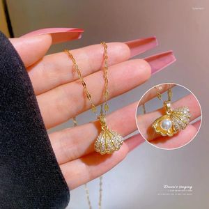 Подвесные ожерелья Стильное и красивое жемчужное ожерель