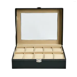 Смотреть коробки Vansiho роскошные премиум -качества 10 сетки Pu кожаная сумка на молнии на молнии