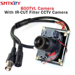 Kameralar SMTKEY 8330 HD 800TVL CMOS Tahtası CCTV Kamera Küçük Mini Kamera + 3.6mm Lens + Kablo (38*32 Boyut CCTV Kamera Kartı)