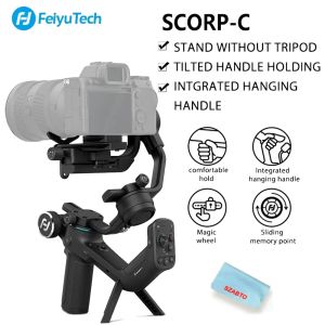 Monopods Feiyutech 2022 Новый ручка для стабилизатора Scorpc 3axis gimbal grip для камеры DSLR Sony/Canon с полюсом штативой Pk Ak2000c