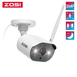 Doorbell Zosi Zosi ZG3023A Addon Camera 3MP WiFi Güvenlik Kamerası Açık İç Mekan IP Ağ Kamerası Yalnızca Zosi NVR Yeniden Uyumludur