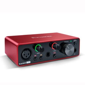 Amplifikatör Promosyonu Focusrite Scarlett Solo 3rd Gen 2 Giriş 2 Çıkış USB Ses Arabirimi Ses Kartı Profession Microfon'u Kaydetme