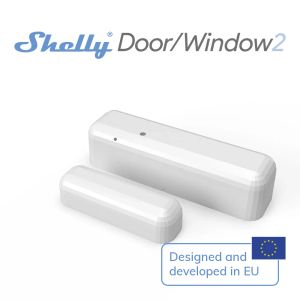 Детектор Shelly Door/Window 2 Wi -Fi Управляемое дверное окно 2 Датчик обнаруживает и сообщает о вибрации угла наклона и закрытия