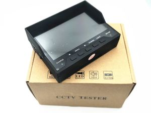Exibir 2MP 8MP AHD CCTV Tester 4 em 1 para AHD TVI CVI CVBS Analog Camera Security Monitor com tela LCD de 4,3 polegadas 5V 2A, 12V 1A