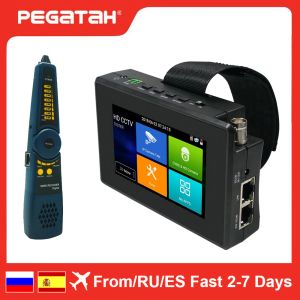 Pegatah CCTV test cihazı IP Kamera Ahd Mini Monitör 4K HDMI VGA IPC Test Merkezi CCTV POE Taşınabilir Monitör CFTV Kamera Kablo Testi