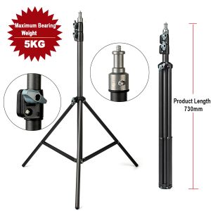 Monopods 2m Işık Stand 78.7 inç tripod 1/4 vidalı kafalı maksimum yatak ağırlığı 5kgphoto stüdyo softbox video flash şemsiye