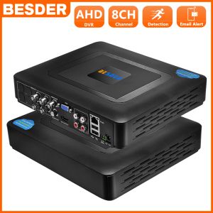 Kaydedici Besder H.264 960H Güvenlik 4CH 8CH CCTV DVR VGA HDMI 4 Kanallar Mini CCTV 8 Kanallar Analog Kamera Video Kaydedici için DVR