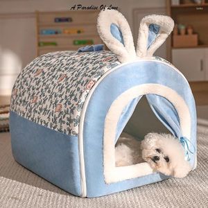 Köpek giyim evi rahat mağara yıkanabilir kedi el çadır yatak kapalı çöp kutusu, orta bebek yuvası için yumuşak yastık sıcak olan dört mevsimler
