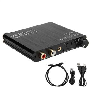 Конвертер DAC Converter Digital в аналоговый аудио преобразователь RCA 3,5 мм коаксиальный оптический аудио преобразователь