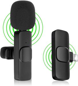 Mini Lavalier Wireless Microphone Vlog Video Recording для мобильного телефона на YouTube Facebook