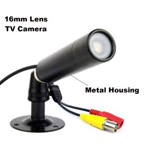 Kameralar 1000TVL veya 800TVL 16mm Renkli Mermi Mini Kamera Metal Muhafazası DVR Sistemi için CCTV Kamera