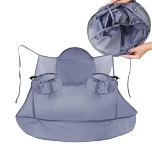 Depolama Çantaları Bacak Saç Tıraş Önlükleri Yumuşak Cape Salon Banyo için Taşınabilir Önlük