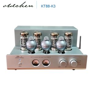 Amplifikatör Oldchen KT88 K3 Tüp Amplifikatörü Saf Sınıf A 2*45W Ateş Ev Sineması Hifi Ses Hoparlörleri Bluetooth ile Amplifikatör 5.0