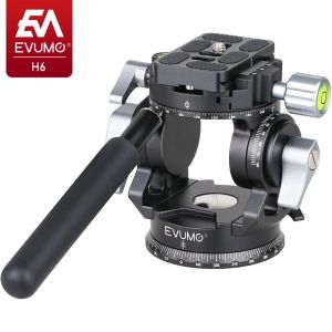 Monopods Hollow panoramik tripod kafa döner kamera video kafa montajı arca swiss hızlı serbest bırakma plakası kamera tripod maksimum yük 10kg