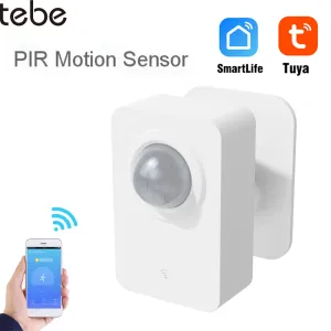 Детектор Tebe Tuya Smart Life Motion PIR Датчик датчик датчик тела датчик беспроводной системы домашней безопасности большой диапазон обнаружения