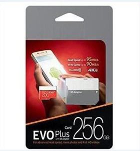 2019 Продажа Black Evo U3 Class 10 256GB 64GB 32GB 128GB Flash Card Card Card Memory Card C10 Adapter Pro Plus класс 10 100MBS8347681